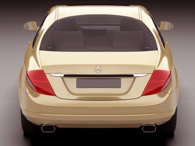 Mercedes CL 2007 3D model_4