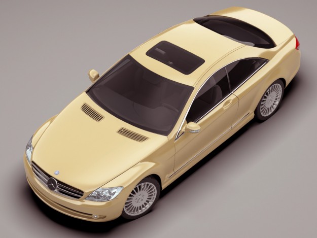 Mercedes CL 2007 3D model_7