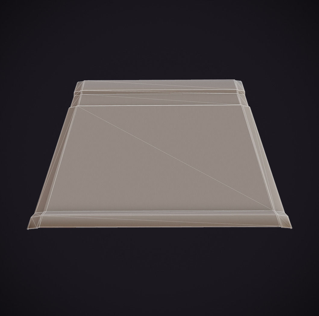 Sci-Fi Panel 1 - Low Poly Low-poly 3D model_3