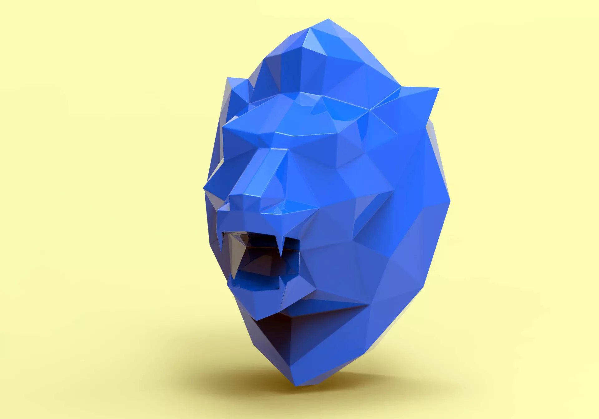 Lion Head 3D print model