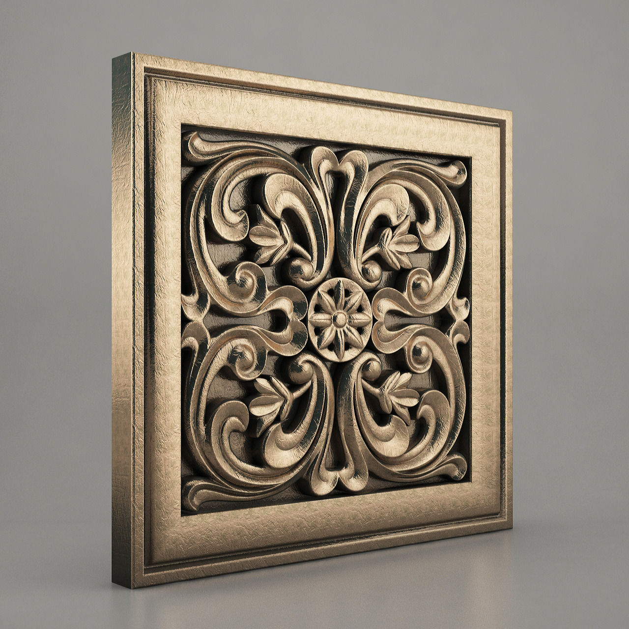 carving ornamen 3D model_1