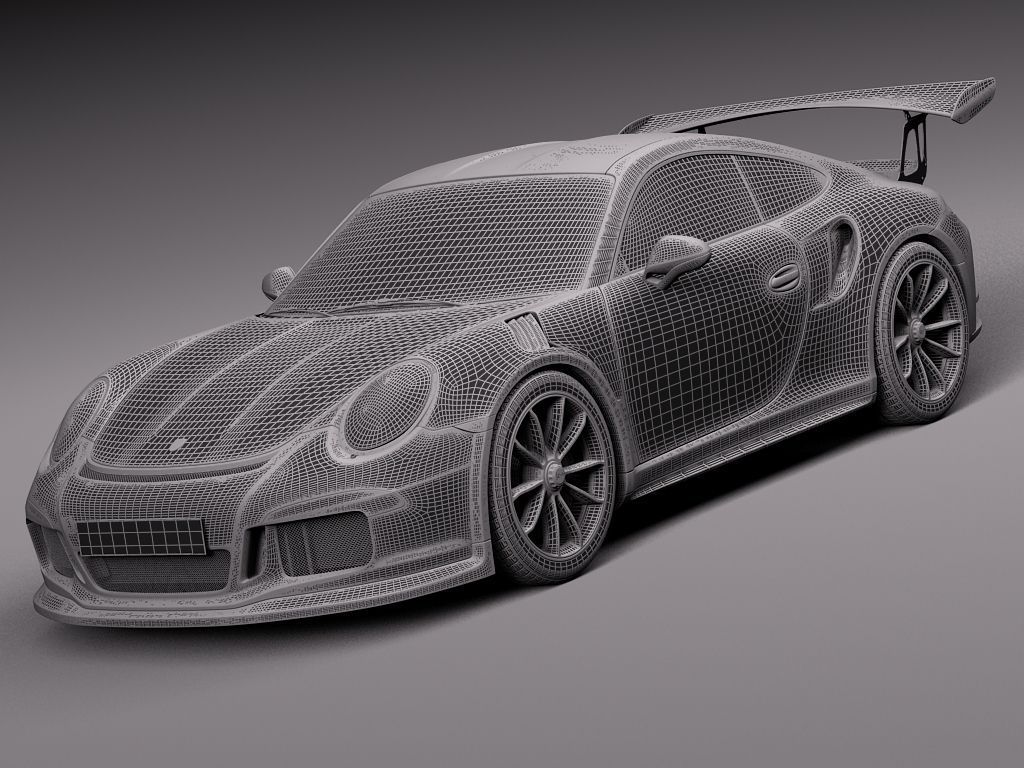 Porsche 911 GT3RS 2016 3D model_14