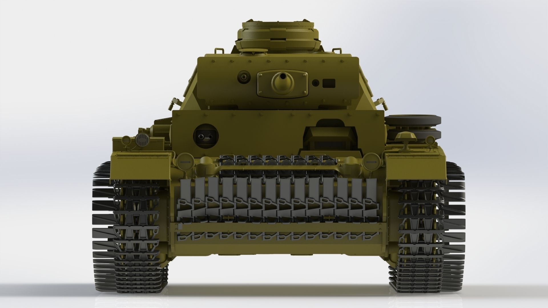 Pz Kpfw III Ausf L Free 3D model_3