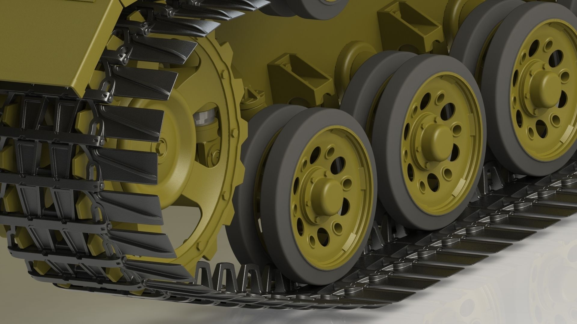 Pz Kpfw III Ausf L Free 3D model_12