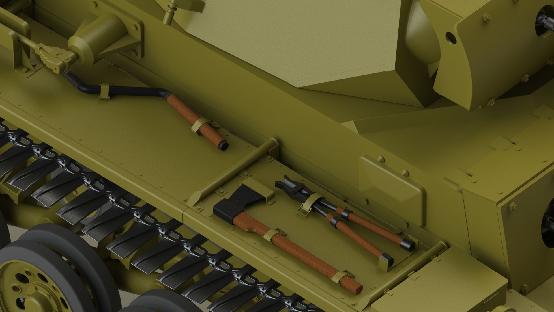 Pz Kpfw III Ausf L Free 3D model_10