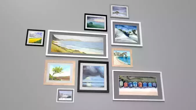 Picture Frames And Paintings