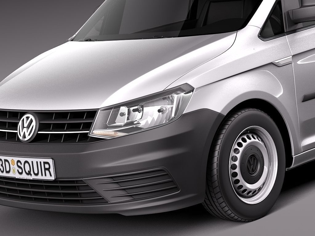 Volkswagen Caddy Cargo VAN 2016 3D model_2
