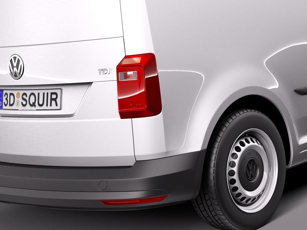 Volkswagen Caddy Cargo VAN 2016 3D model_3