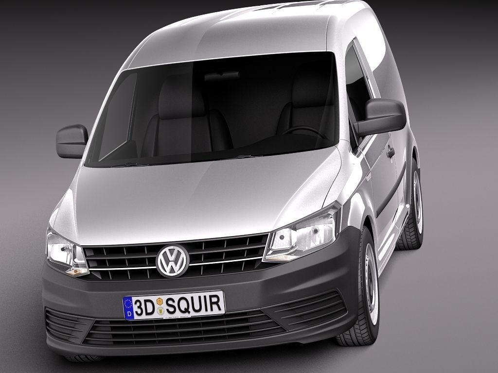 Volkswagen Caddy Cargo VAN 2016 3D model_1