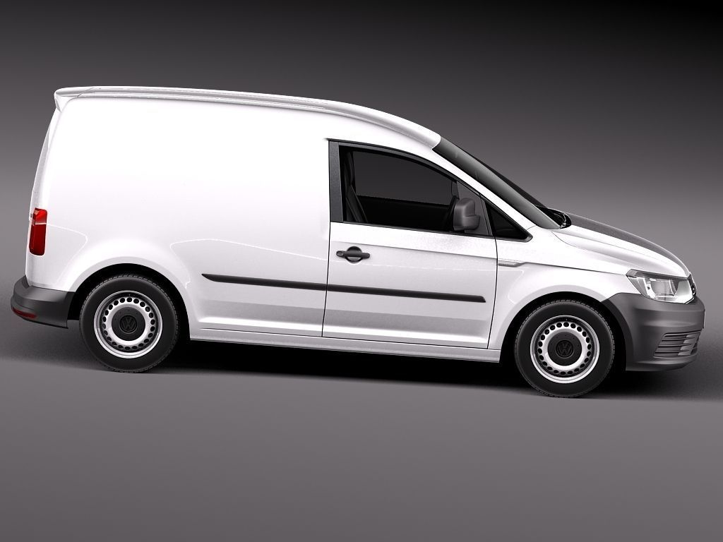 Volkswagen Caddy Cargo VAN 2016 3D model_6