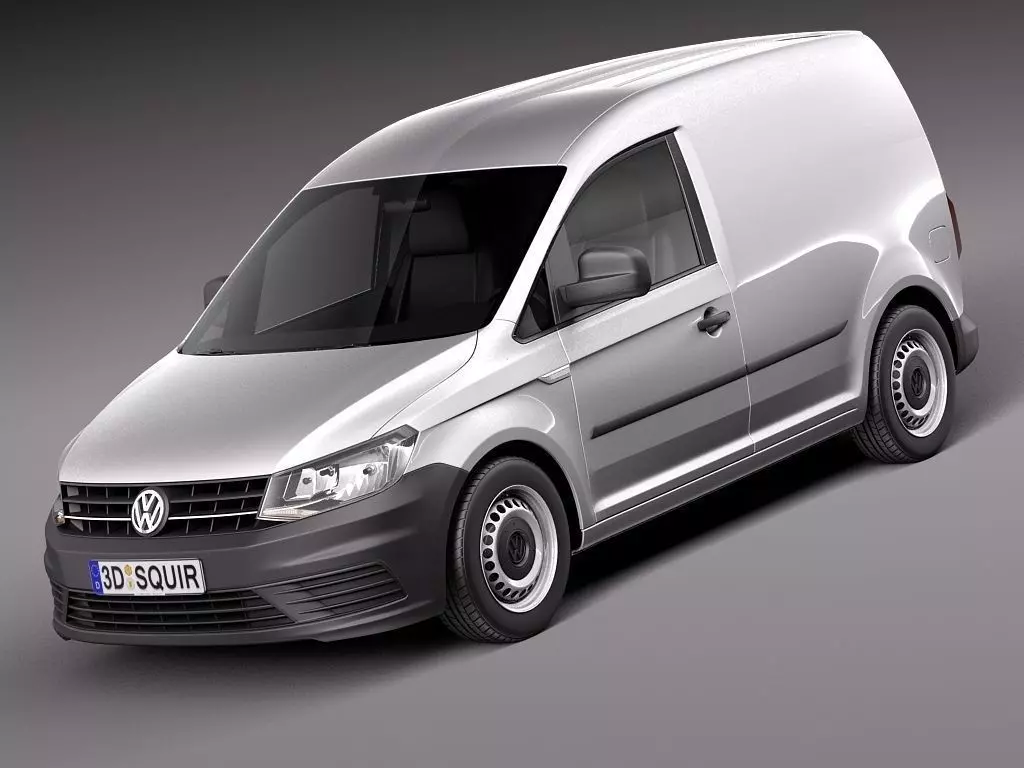 Volkswagen Caddy Cargo VAN 2016 3D model_0