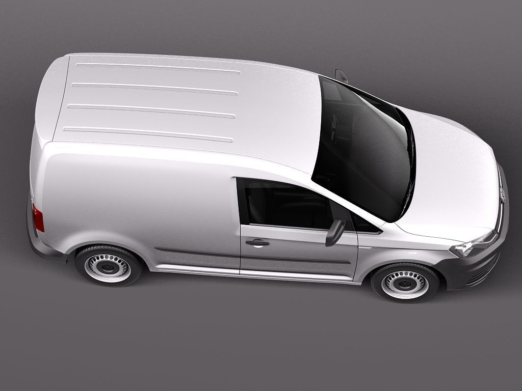 Volkswagen Caddy Cargo VAN 2016 3D model_7