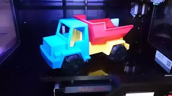 Toy Dump Truck 2 Free 3D print model