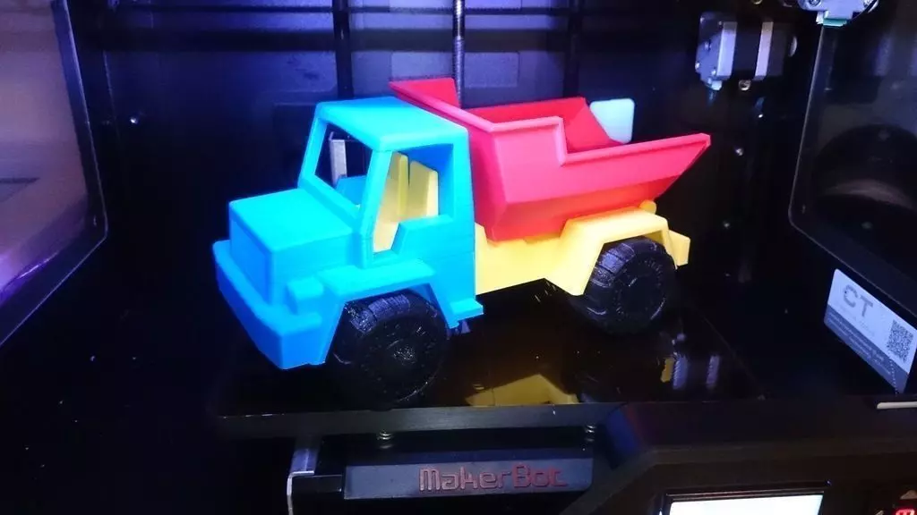 Toy Dump Truck 2 Free 3D print model