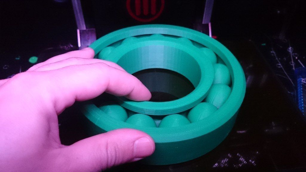 Large Print-in-place Ball Bearing  Free 3D print model_2