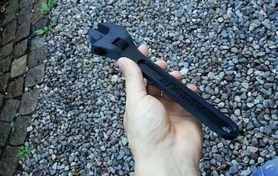 Print-In-Place Wrench reworked Free 3D print model