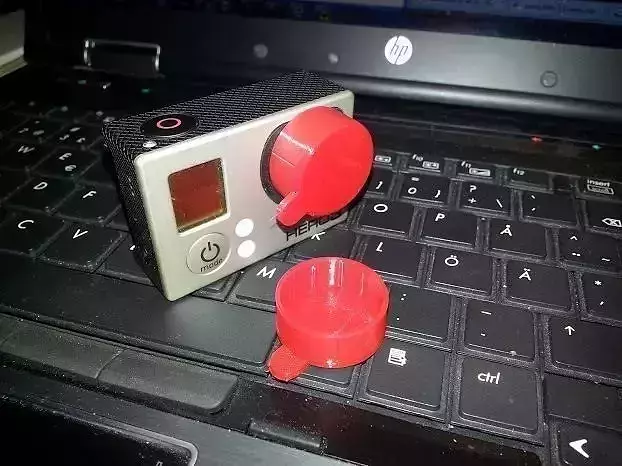 GoPro Hero 3 Lens Cap NinjaFlex Free 3D print model