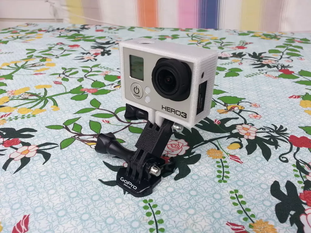 GoPro straight mount 35mm Free 3D print model