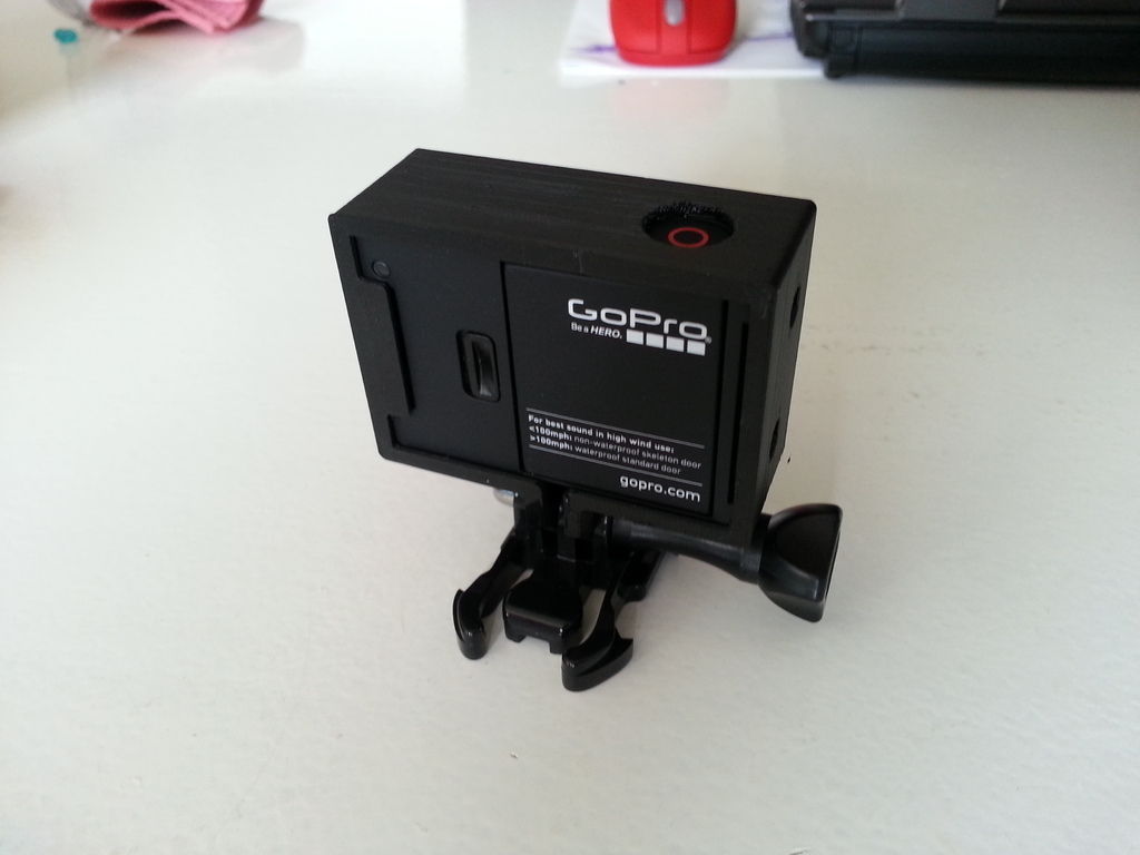 GoPro Hero 3 Frame Free 3D print model_2