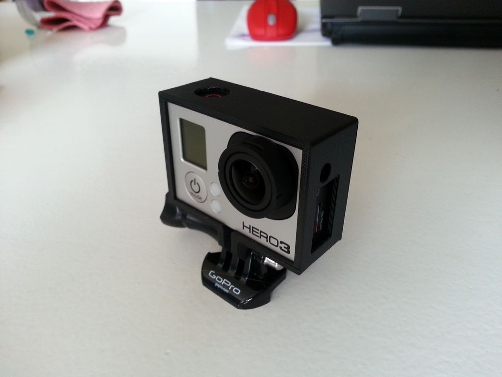 GoPro Hero 3 Frame Free 3D print model_3