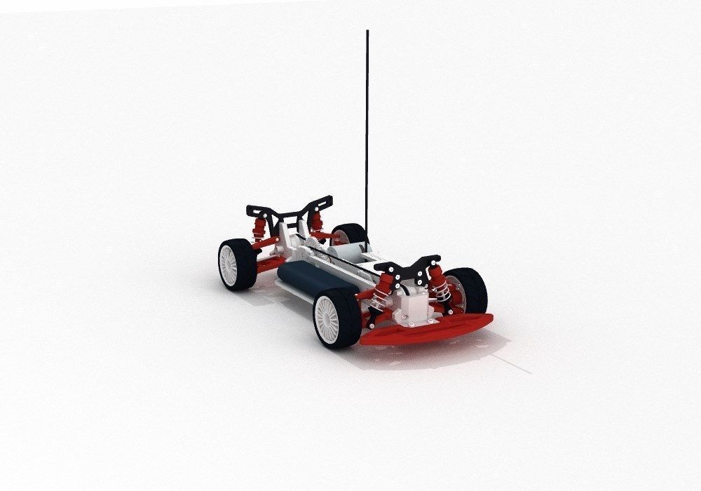 OpenRC 4WD Touring Concept RC Car Free 3D print model_3