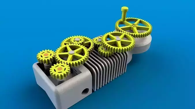 PrintorV2 3D Printable Internal Combustion Engine 3D Print model 3D print model