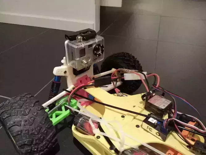 GoPro Mount for OpenRC Truggy RC Car Free 3D print model