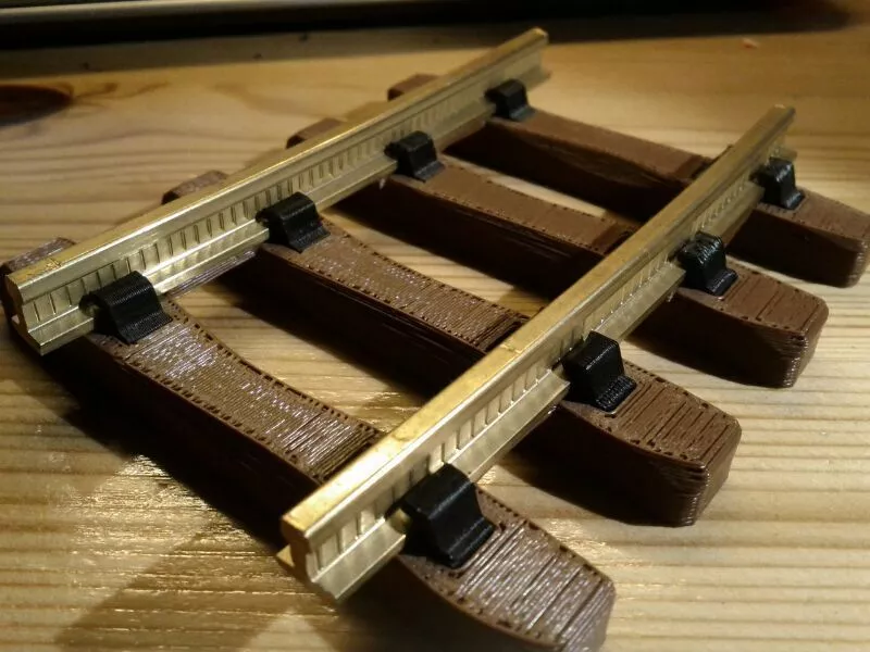 Model train sleepers Free 3D print model