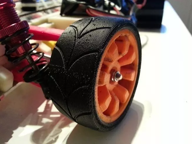 OpenRC Experimental Wheel Dualstrusion Free 3D print model_0