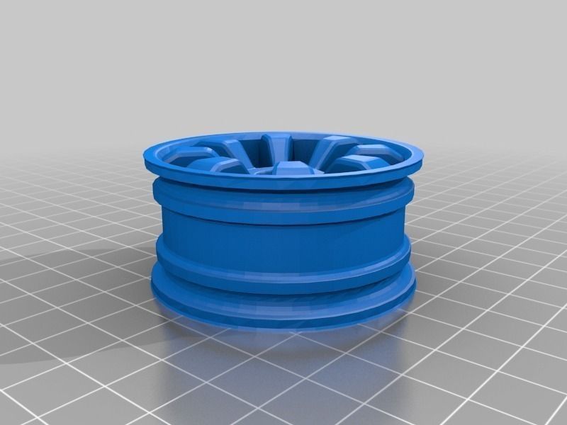 OpenRC Experimental Wheel Dualstrusion Free 3D print model_3