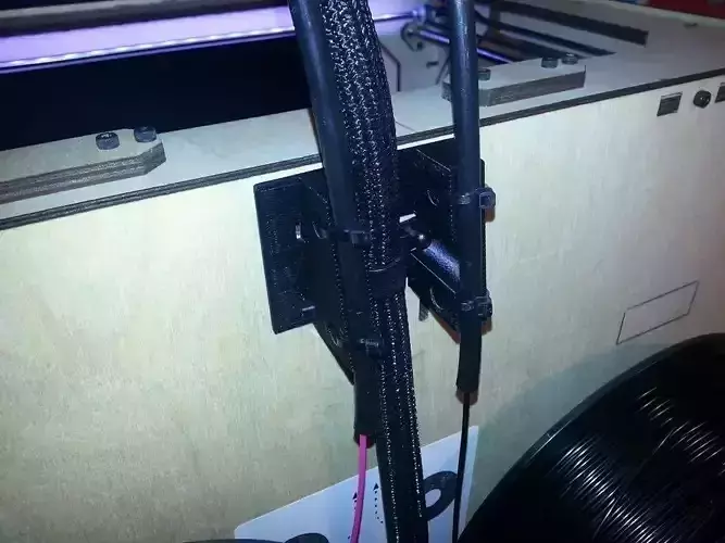 Replicator filament tube support bracket Free 3D print model
