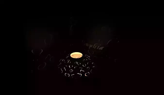Candle holder Sophia 3D print model