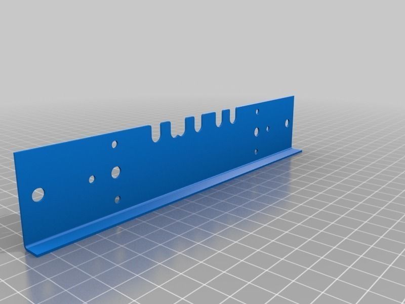 MK7 Extruder Mounting Plate Free 3D print model_1