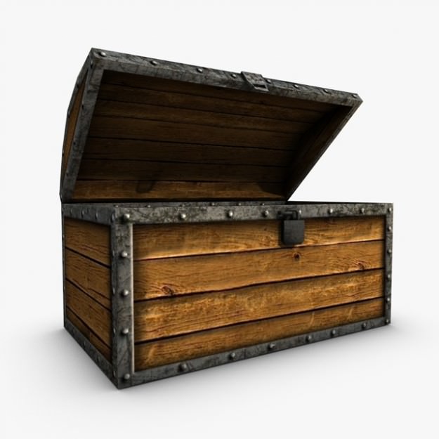 Low Poly Storage Props 3D model_5