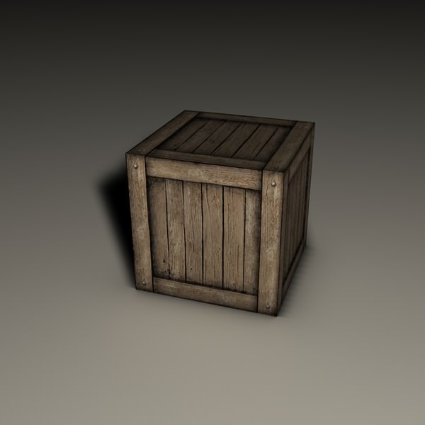 Low Poly Storage Props 3D model_8