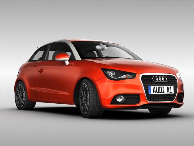 Audi A1 2012 3D model_3
