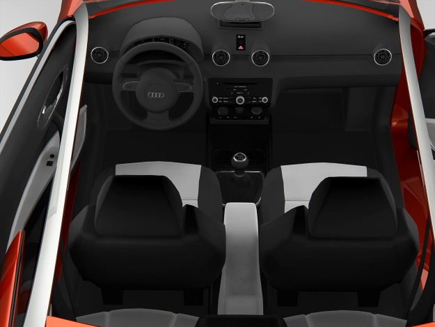 Audi A1 2012 3D model_5