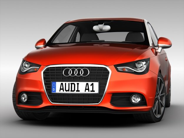 Audi A1 2012 3D model_4