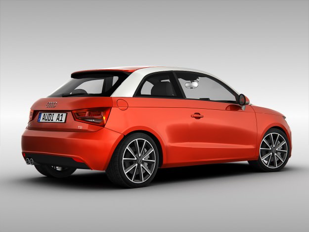 Audi A1 2012 3D model_2