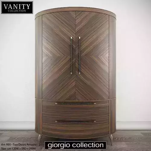 GIORGIO COLLECTION Vanity Art 950 Two Doors Armoire 3D model