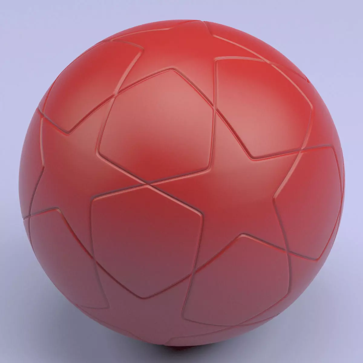Championship Soccerball STL 3D print model_0