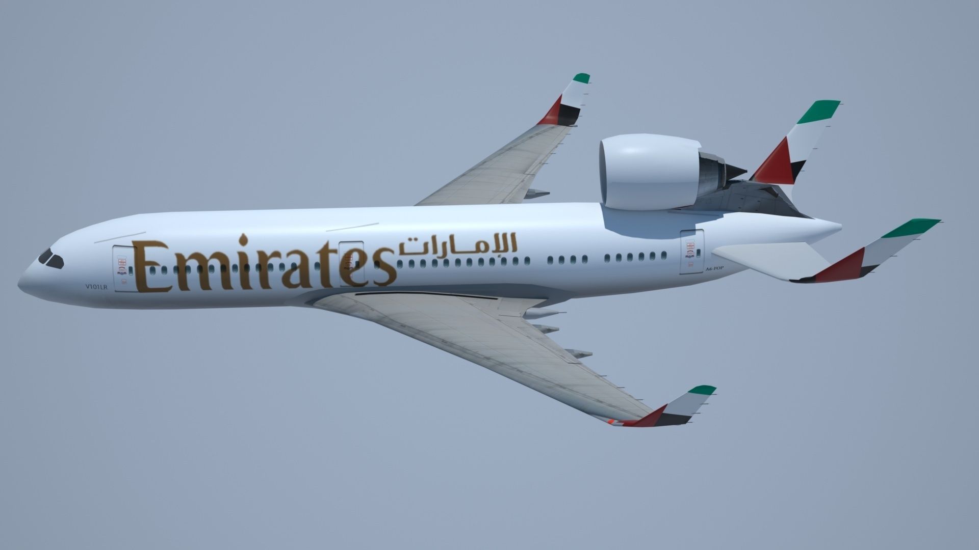 V101LR Experimental Aircraft Design free 3D Model Game