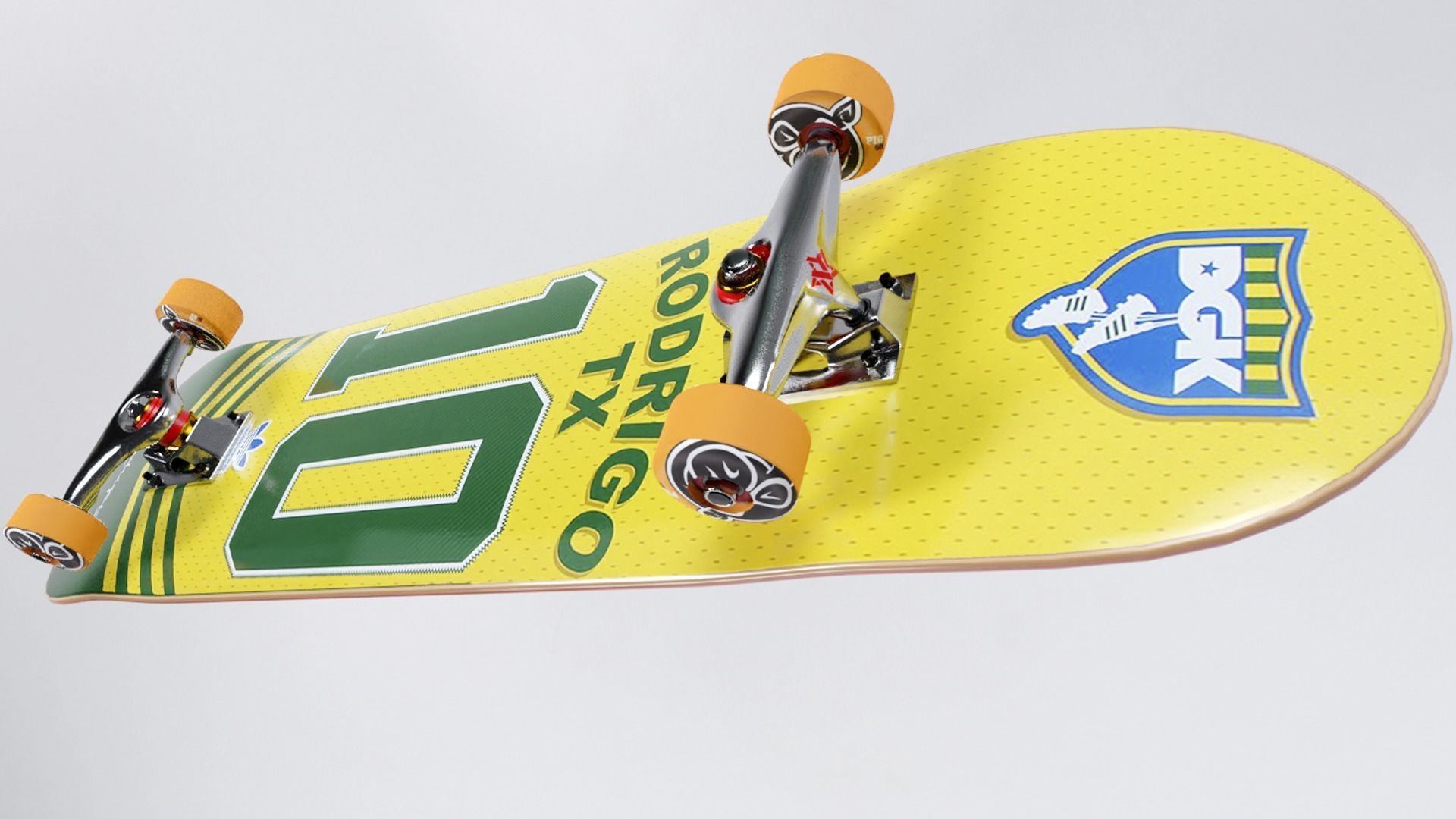 skateboard Low-poly 3D model_5