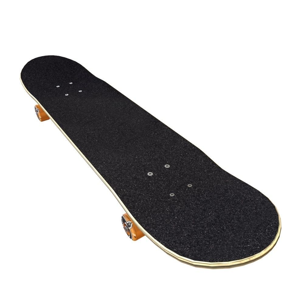 skateboard Low-poly 3D model_12