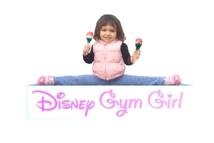 Disney Gym Girl Paper Cut Out Low-poly 3D model_3