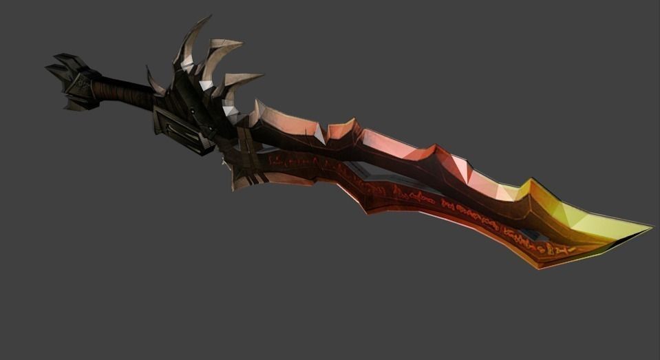 It is only a sword Free 3D model_0