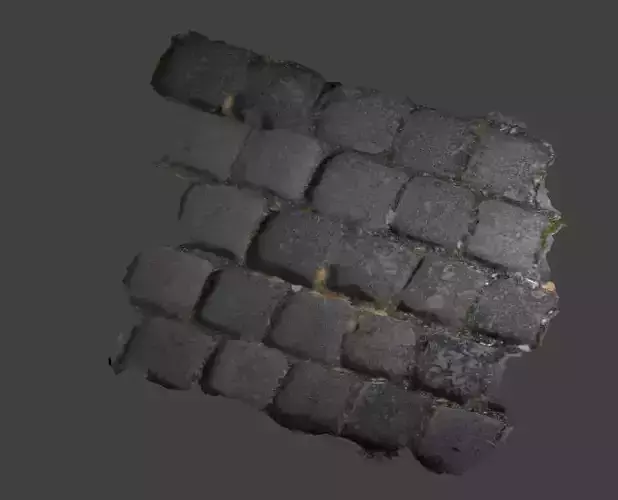 Tiles photoscaned Low-poly 3D model