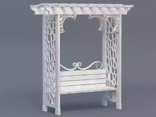 Arbor Bench 3D model
