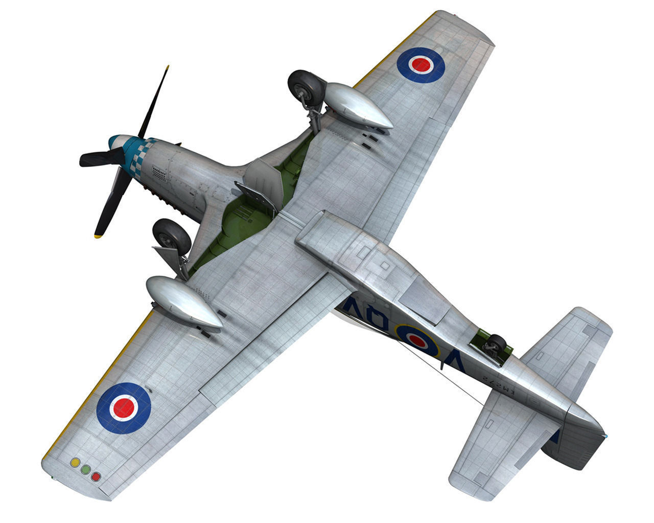 North American P-51K Mustang MK IV - Dooleybird 3D model_16