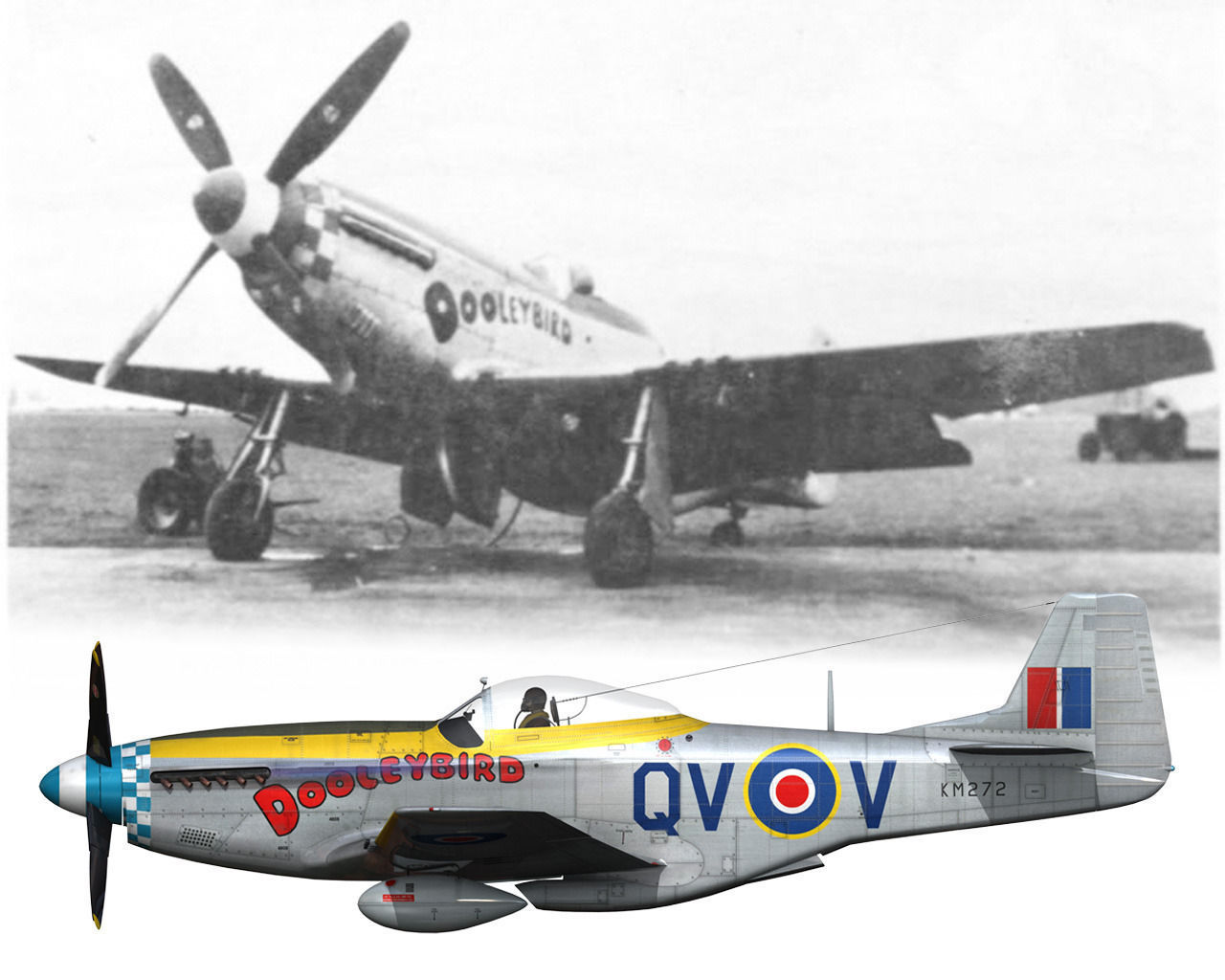 North American P-51K Mustang MK IV - Dooleybird 3D model_17